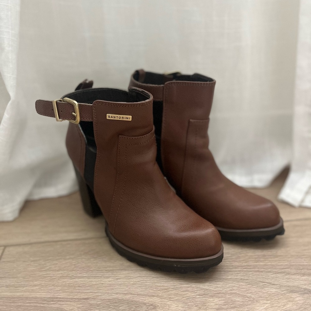 Women's Santorini Brown Ankle Boots